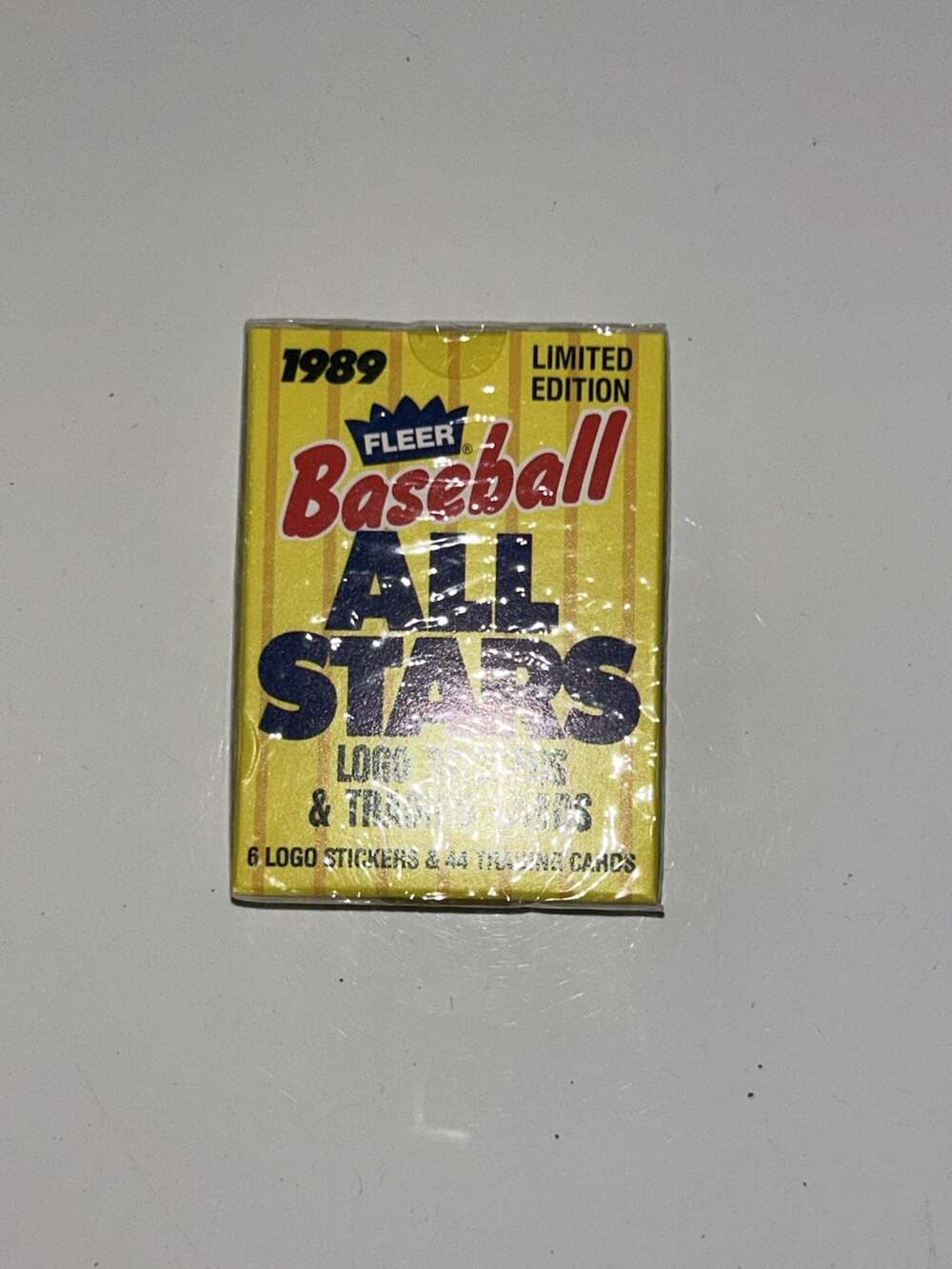 1989 Fleer Baseball All Stars Limited Edition Sealed Pack